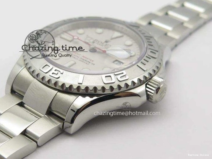 0901 Effortless Yacht-Master BP Maker 16622 Silver Dial On SS Bracelet A 3868